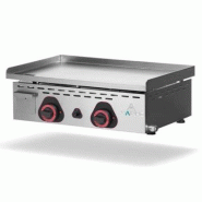 Plancha à gaz eco lisse en chrome - l600 | MAINHO - ECO60CDUNI