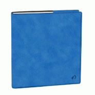 Quo Vadis - Agenda - 2027 - Exécutif - Semainier - Français - Bergame - Bleu - 14 mois de décembre à janvier - 16x16 cm - Papier Clairefontaine bl_0