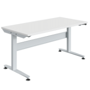 Table REGULOG plateau mélaminé réglable électriquement Table REGULOG plateau mélaminé réglable électriquement