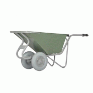 Brouette agricole grands volumes 2 roues 160 litres 2 roues anti-crevaison