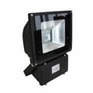 ÉCLAIRAGE DE CHANTIERS - PROJECTEUR LED RVB - 60 W - COQUE NOIRE