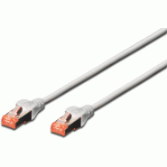 DIGITUS Câble de raccordement CAT 6 S/FTP, 30 m, gris - gris DK-1644-300