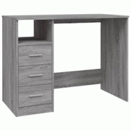 Helloshop26 - Bureau table poste de travail meuble d'ordinateur informatique étude avec tiroirs sonoma 102 x 50 x 76 cm bois 02_0023474 - 30002143412 Helloshop26 - Bureau table poste de travail meuble d'ordinateur informatique étude avec tiroirs sonoma 102 x 50 x 76 cm bois 02_0023474 - 30002143412