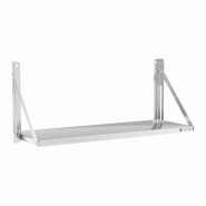 Helloshop26 - Étagère murale pliable professionnel acier inoxydable 100 x 30 cm 40 kg 14_0001572 - 3000187598984