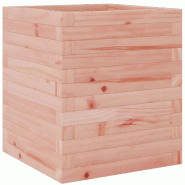 Helloshop26 - Jardinière bac lit surélevé plantes fleurs terrasse jardin 40 x 40 x 46 cm bois massif de douglas marron 02_0037564 - 3000213900095