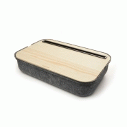 Kikkerland - support rangement pour tablette - dimensions (cm): h9 x l37 x pr25 Kikkerland - support rangement pour tablette - dimensions (cm): h9 x l37 x pr25