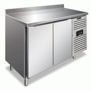 KLIMAITALIA Table de congélation inox 2 portes crédence. Dégivrage auto. Temp. -22°C/-18°C. Dim. LxLxH 136x70x96 cm. CXF2200BT - 4555