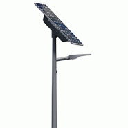 Lampadaire urbain solaire combi top 3 margo / led / 40 w / en acier galvanisé thermolaqué / 6 m
