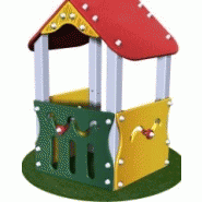 Maisonnette pe gamme neo maneo02 - structures de jeux a themes - crea equipements