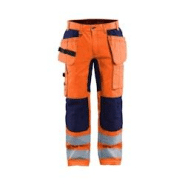 Pantalon artisan haute visibilité EN 20471, Classe 2 +STRETCH orange|marine T.46 Blaklader - 46 polyester 7330509663493 Pantalon artisan haute visibilité EN 20471, Classe 2 +STRETCH orange|marine T.46 Blaklader - 46 polyester 7330509663493