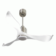 PURLINE Ventilateur de plafond Réversible  Thermostat Dimmable Wifi Moteur à courant continu Toits en pente Télécommande Lumière à trois tons Ad