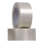 Rubans adhésifs armés 50 mm x 50 m, transparent, lot de 18 Rubans adhésifs armés 50 mm x 50 m, transparent, lot de 18