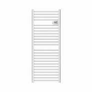 Radiateur sèche-serviette 750W - Inertie sèche - Écran LCD - Barres rondes - Blanc - Voltman Radiateur sèche-serviette 750W - Inertie sèche - Écran LCD - Barres rondes - Blanc - Voltman