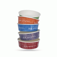 Sophissac Bol salade Gamme Kraft Coloré Modèle Maxim 750 ML Ø15XØ12.6XH.5.9 CM (50 U) - C4F715CH Sophissac Bol salade Gamme Kraft Coloré Modèle Maxim 750 ML Ø15XØ12.6XH.5.9 CM (50 U) - C4F715CH