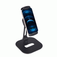 Support pour téléphone portable / Support de tablette FLEXMOBI IV Métal noir hjh OFFICE - noir multi-matériau 930002
