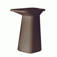 Table haute design in & out NOMA - marron