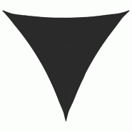 Voile d'ombrage 160 g/m² Noir 5x5x5 m PEHD Modèle Soleil Lambda Prime - 311757