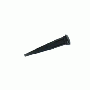 Aiguille de dosage conique filetée luer lock noire 0,41 mm - taille 22