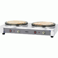 Crêpière électrique double diamètre 40 cm puissance 2 x 2700 w - 91... - PCCD40EP_0