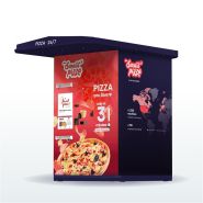 Distributeur automatique de pizzas JULIA - Débit horaire 12 à 15 pizzas - Stockage 96 pizzas Distributeur automatique de pizzas JULIA - Débit horaire 12 à 15 pizzas - Stockage 96 pizzas