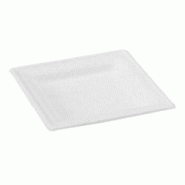 ECOLOMIQUE - 24 Pcs - Assiette pulpe carrée blanche - 16 x 16 cm x 1,5 cm - ECO8NPAPU1616 - blanc Bagasse ECO8NPAPU1616 ECOLOMIQUE - 24 Pcs - Assiette pulpe carrée blanche - 16 x 16 cm x 1,5 cm - ECO8NPAPU1616 - blanc Bagasse ECO8NPAPU1616