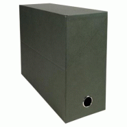 Exacompta Lot de 5 Boîte transfert Eco en carte 14/10e, dos de 120, coloris vert - 3130630831433