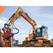 Pelleteuse avec train de chenille plus long et  option de flèche articulée  - Liugong 915FCR