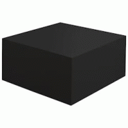 SalesFever Table basse carrée | Laqué haute brillance | Bois MDF | L 60 x P 60 x H 30 cm | noir - noir Bois manufacturé 399590 SalesFever Table basse carrée | Laqué haute brillance | Bois MDF | L 60 x P 60 x H 30 cm | noir - noir Bois manufacturé 399590
