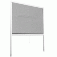 Tectake Moustiquaire store pour fenêtre 90 x 160 cm blanc - 402063 - blanc aluminium 402063 Tectake Moustiquaire store pour fenêtre 90 x 160 cm blanc - 402063 - blanc aluminium 402063