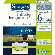 Traitement activateur biologique micro capsules STARWAX 0.5 kg Traitement activateur biologique micro capsules STARWAX 0.5 kg