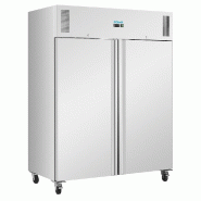 Armoire réfrigérée positive ou négative inox - 2 portes - série U - 1300L - Polar - UA092