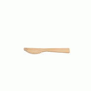 Betik Ecoline – 1500 unités – Couteau bambou – 17 cm - beige Bambou 1010864