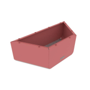 Jardinière demi hexagone rouge Rosenlund Planter - réf 8098837 - Hags