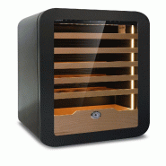 KLIMAITALIA Cave à vin ventilée. Éclairage LED. Thermostat électronique. Étagères en bois + commode. Température +2°C/+20°C. VINARIUS40BLK - 4039