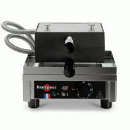 Krampouz Gaufrier Coeur 180° simple A/A - argenté WECBQA