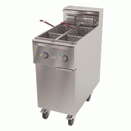 MIRROR Friteuse électrique haut rendement - Thermostat mécanique - 1 cuve double - 2x11 L - 12kW - 400x800x1015 XMART-M212 - inox XMART-M212