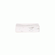MSV Toscana Porte-Savon en Céramique couleur Blanc - blanc céramique MS3168