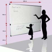 Mur d'écriture maternelle Sérigraphie sur la partie inférieure_0