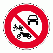 Panneau B7a - Accès interdit