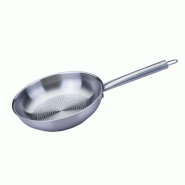 Poêle 28 cm en inox 18/8 Fackelmann Ovalgriff - Acier inoxydable 18/10 4008033661621