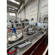 Réacteur skid d'occasion triagi lleal atpp mta-250 inox 250 litres + 2 cuves poumonaux avec agitation