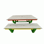 Table pique-nique Piccolo pour enfants - HPL - réglable et résistante