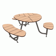Table pique-nique VALENCE stratifié - Version PMR