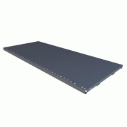 Tablette monobloc pour gondole GP25 anthracite L100xP40cm