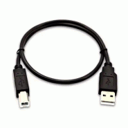 V7 USB A (mle) vers USB B (mle), 0,5 mètre (1,6 pied)  Noir_0