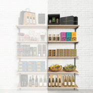 Élément suivant Global used 5 tablettes chêne clair L90xH240cm Élément suivant Global used 5 tablettes chêne clair L90xH240cm
