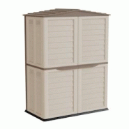Abri de jardin Beige Extérieur 2 portes 151x83xH200cm Cabanon de jardin plancher intégré Rangement mobilier de jardin Art Plast - beige 8010693126446 Abri de jardin Beige Extérieur 2 portes 151x83xH200cm Cabanon de jardin plancher intégré Rangement mobilier de jardin Art Plast - beige 8010693126446