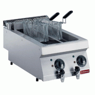 Diamond - Friteuse électrique, 2x 5 litres -TOP- - réf. E17/F2V54T-230/3--N - inox AKS-E17/F2V54T-230/3--N