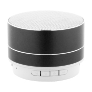 Enceinte Bluetooth - Boîtier aluminium - Appel mains libres - Radio FM - Lecteur micro SD - Pile rechargeable - Couleur noire Enceinte Bluetooth - Boîtier aluminium - Appel mains libres - Radio FM - Lecteur micro SD - Pile rechargeable - Couleur noire