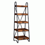 Etagère New York 5 niveaux L60 x P45 x H180 cm